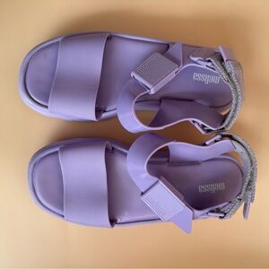 Melissa Jelly Kick-off Sandals - Lilac